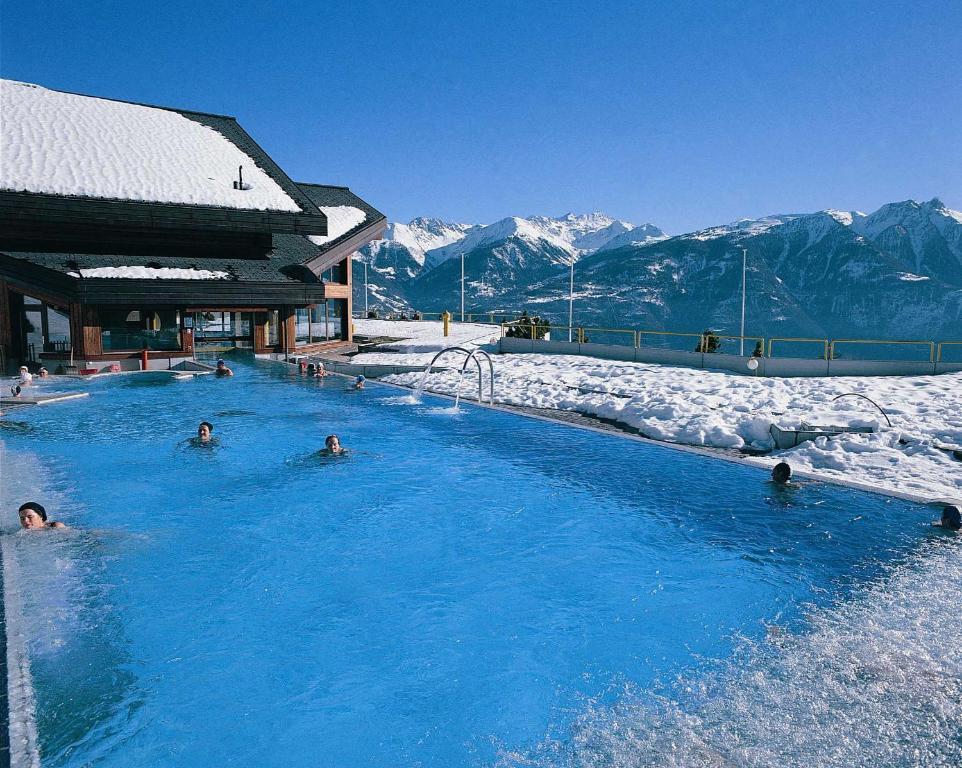 Hotel Les Bains D'Ovronnaz Buitenkant foto