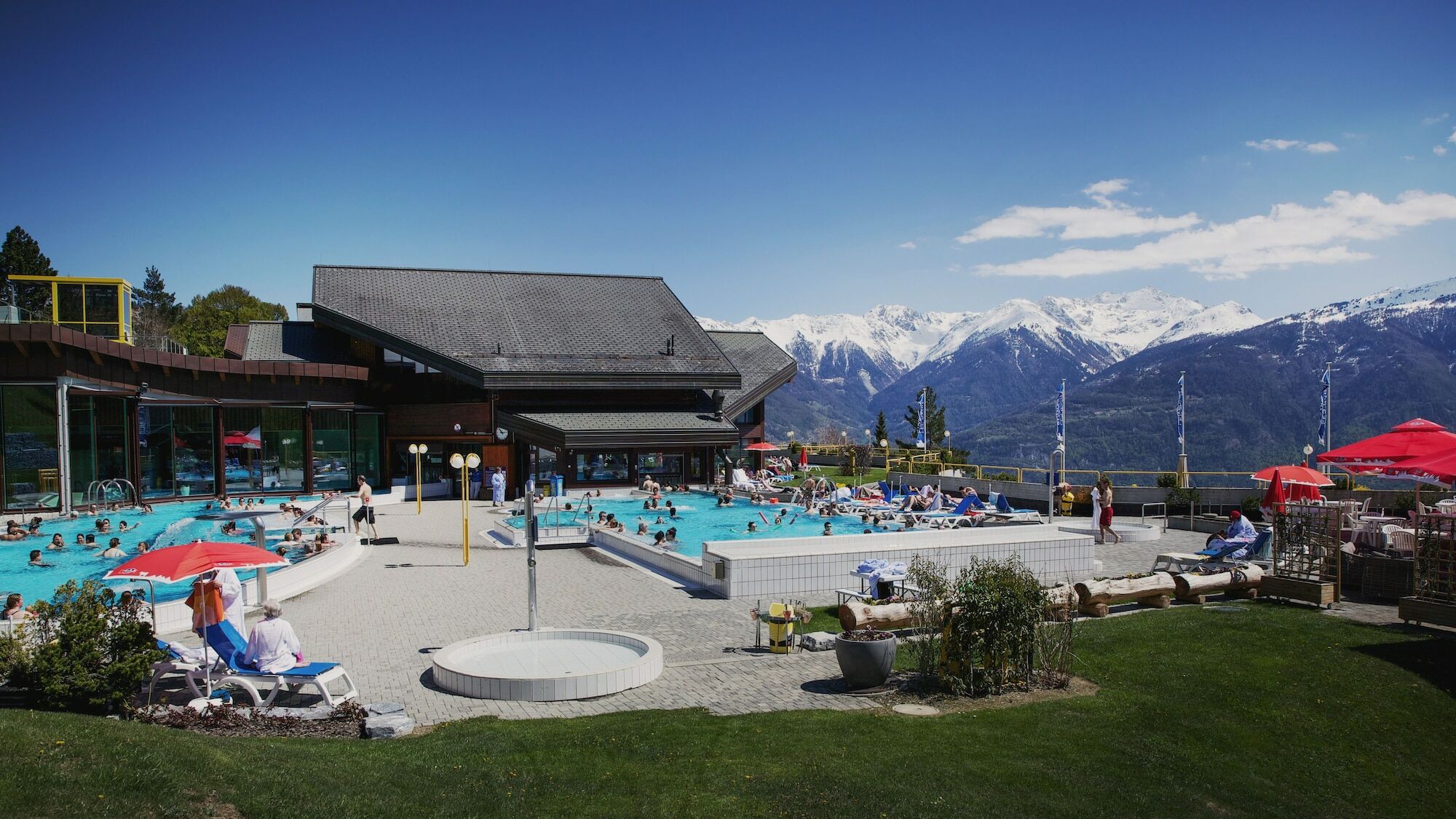 Hotel Les Bains D'Ovronnaz Buitenkant foto